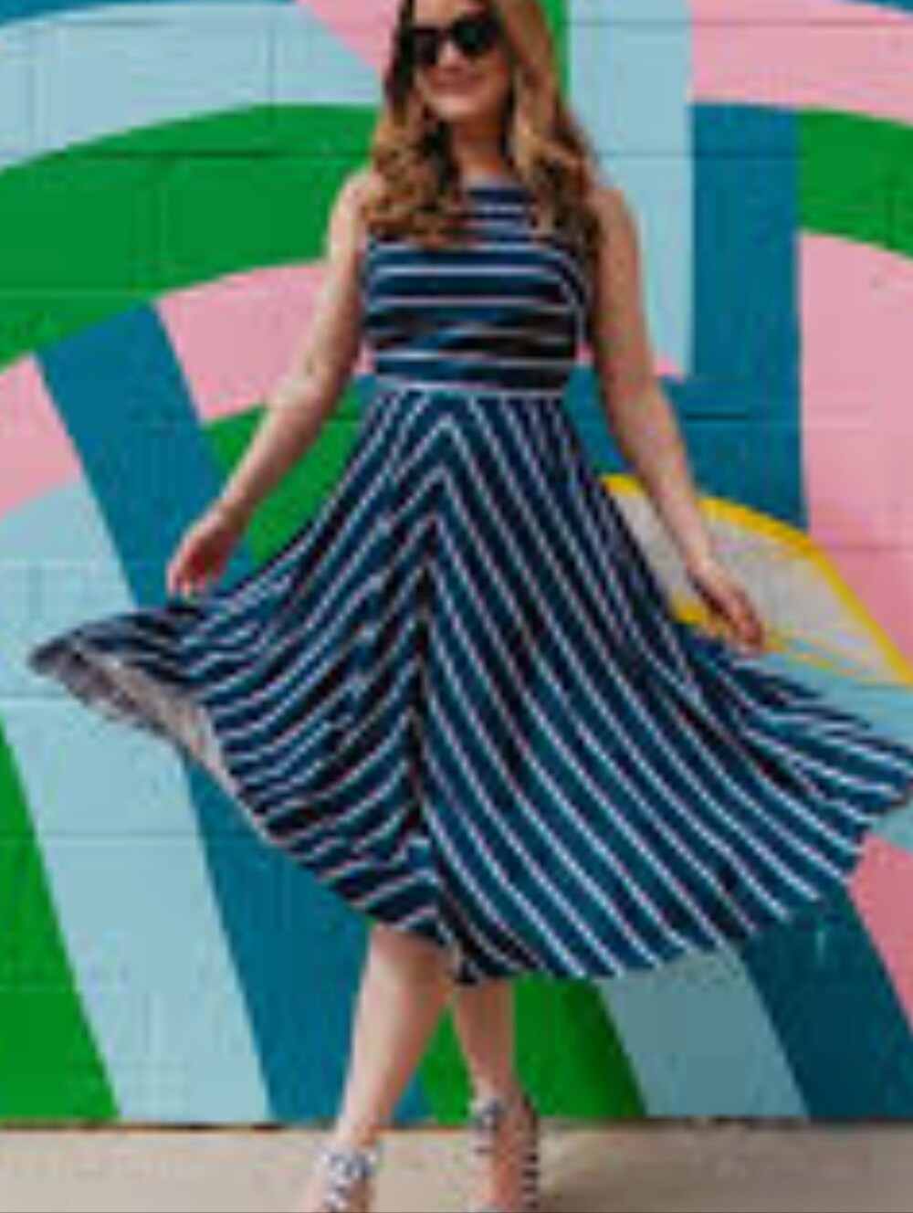 Eliza J Fit and Flare Dress